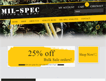 Tablet Screenshot of mil-specropes.com